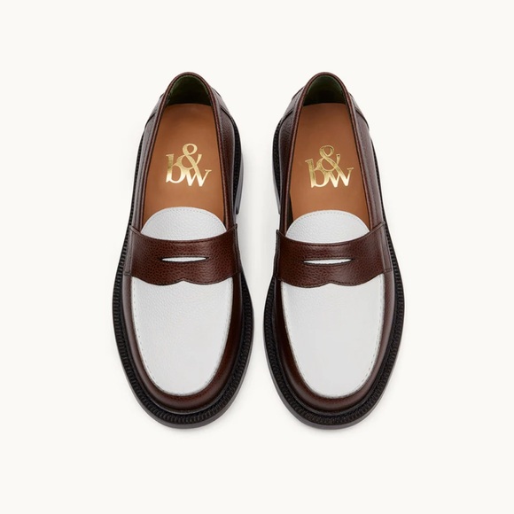 Blackstock and Weber Two-Tone brown loafer - Picture 2 of 4